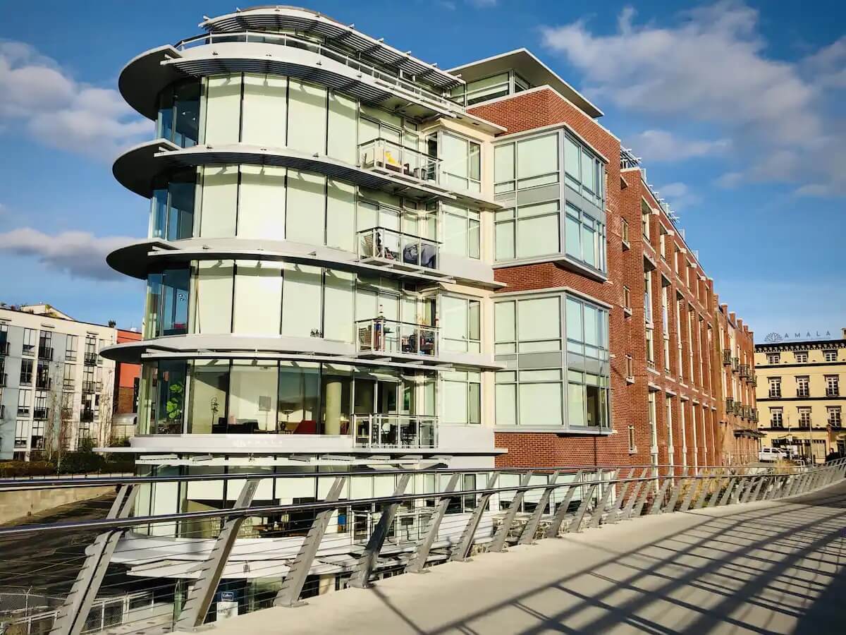 Modern Waterfront Microloft Studio in Downtown Victoria